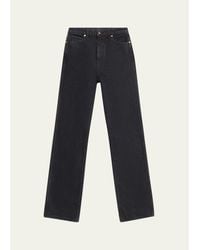 KHAITE - Danielle Enameled Button Jeans - Lyst