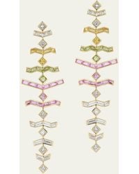 ARK Fine Jewelry - Wildflower Vibrations Diamond And Gemstone Earrings - Lyst