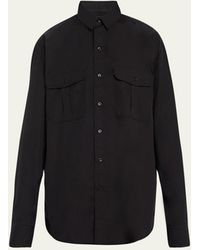 Wardrobe NYC - Oversize Collared Shirt - Lyst
