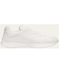 McQueen - Sprint Leather Runner Sneakers - Lyst