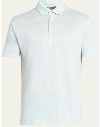 Loro Piana - Linen Jersey Dublon Polo Shirt - Lyst