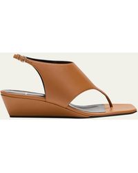 Pierre Hardy - Amber Demi-wedge Leather Sandals - Lyst