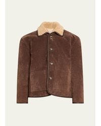 Still Here - Townes Suede Jacket - Lyst