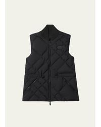 Burberry - Check-Stitch Nylon Devonside Gilet - Lyst