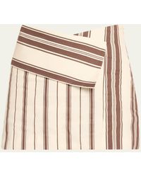 Sir. The Label - Cannoli Folded Stripe Mini Skirt - Lyst