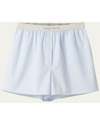 Miu Miu - Cotton Stripe Boxer Shorts - Lyst