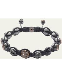 Shamballa Jewels - 18k Bead Bracelet With Diamonds - Lyst