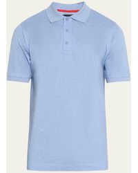 Kiton - Cotton Pique Polo Shirt - Lyst