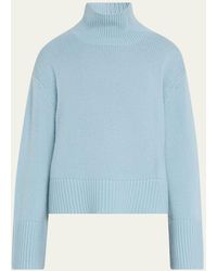 Lisa Yang - Fleur Cashmere Drop-shoulder Turtleneck Sweater - Lyst