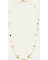 Ippolita - Short Hammered Pinball Chain Necklace In 18k Gold - Lyst