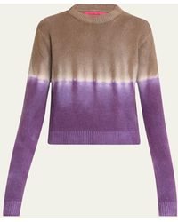 The Elder Statesman - Dip-dye Cashmere Sweater - Lyst