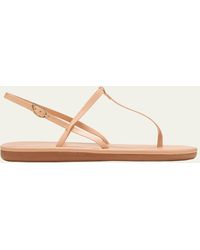 Ancient Greek Sandals - Lito Leather Thong Slingback Sandals - Lyst