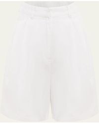 Posse - Marchello Linen Bermuda Shorts - Lyst