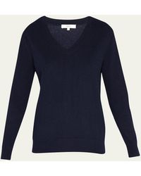 Vince - Weekend V-neck Cashmere Pullover Sweater - Lyst