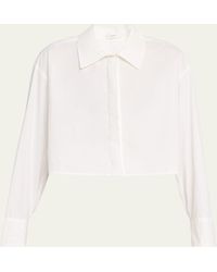 A.L.C. - Maude Cropped Button-Front Top - Lyst
