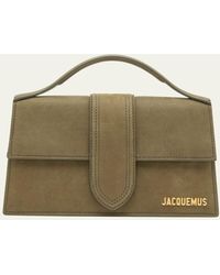 Jacquemus - Le Grand Bambino Nubuck Crossbody Flap Bag - Lyst