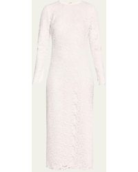 Markarian - Arizona Crochet Lace Midi Dress - Lyst