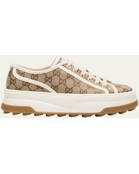 Gucci - GG Canvas Low-top Platform Sneakers - Lyst