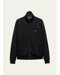 Prada - Cotton-Blend Technical Jacket - Lyst
