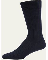 Bresciani - Cashmere Mid-calf Socks - Lyst