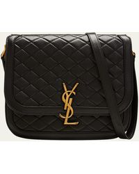 Saint Laurent - Solferino Medium Ysl Crossbody Bag In Quilted Smooth Leather - Lyst