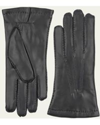 Hestra - Hairsheep Leather Gloves W/cashmere Lining - Lyst