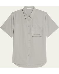 Helmut Lang - Air Nylon Pocket Short-sleeve Shirt - Lyst