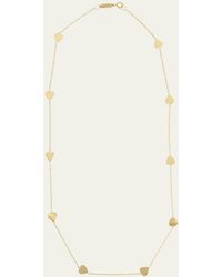 Jennifer Meyer - 18k Yellow Gold Hearts By The Inch Necklace - Lyst