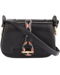 Women S Carven Bags Carven Leather Rope Saddle Bag Lyst