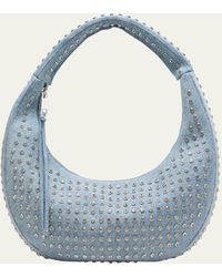 retroféte - Elodie Large Embellished Denim Shoulder Bag - Lyst