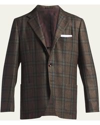 Kiton - Houndstooth Cashmere-wool Sport Coat - Lyst