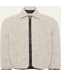 JW Anderson - Contrast-Trim Zip Jacket - Lyst