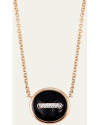Pomellato - Pom Pom Dot 18K Onyx And Mother Of Pearl Pendant Necklace - Lyst
