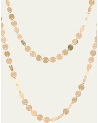 Lana Jewelry - 14k Laser Disc Duo Chain Necklace - Lyst