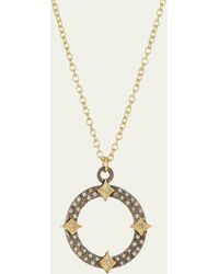 Armenta - Old World Diamond Open Pendant Necklace W/ Crivelli - Lyst