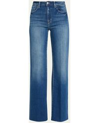 L'Agence - Scottie High Rise Wide-leg Jeans - Lyst