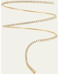 Mattia Cielo - 18k Yellow Gold Diamond Wrap Bracelet - Lyst