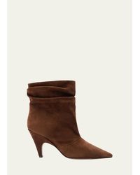 Alexandre Birman - Tati Slouch Mini Scamosciato Booties - Lyst