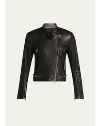 Tom Ford - Leather Moto Jacket - Lyst