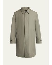 Brioni - Silk Cloud Button-Front Car Coat - Lyst