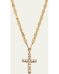 Lana Jewelry - 14k Flawless Mini Cross Pendant Necklace - Lyst