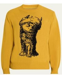 Sacai - Where The Wild Things Are Wool Knit Sweater - Lyst