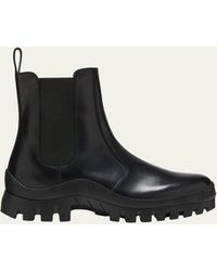 The Row - Greta Leather Boots - Lyst