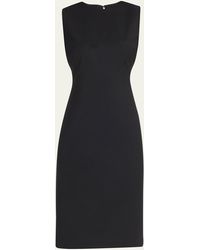 Theory - Eano Sleeveless Good Wool Suiting Dress - Lyst