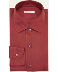 Loro Piana - Shinano Stripe Linen Casual Button-down Shirt - Lyst