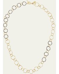 Armenta - 18k Midnight Circle Link Necklace - Lyst