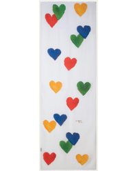 Akris - Cashmere Hearts Printed Scarf - Lyst