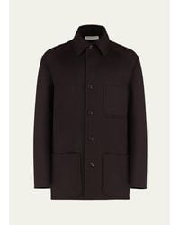 Umit Benan - Pitt Double-Faced Merino Wool Jacket - Lyst