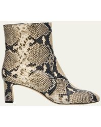 Stuart Weitzman - Babette-Printed Leather Booties - Lyst
