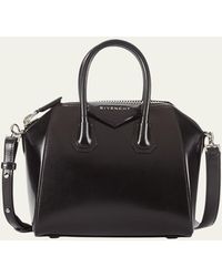 Givenchy - Antigona Mini Top Handle Bag In Box Leather - Lyst